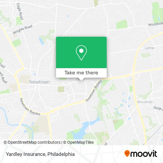 Mapa de Yardley Insurance