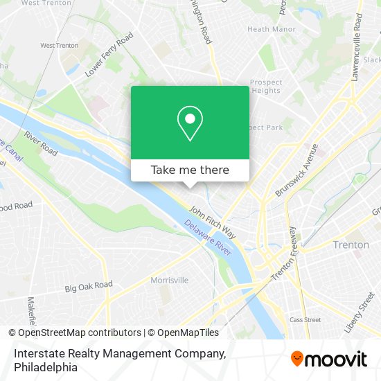 Interstate Realty Management Company map