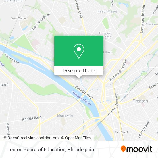 Mapa de Trenton Board of Education