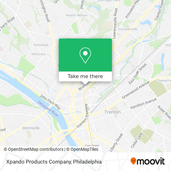 Xpando Products Company map