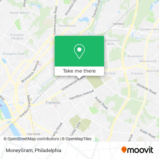 MoneyGram map