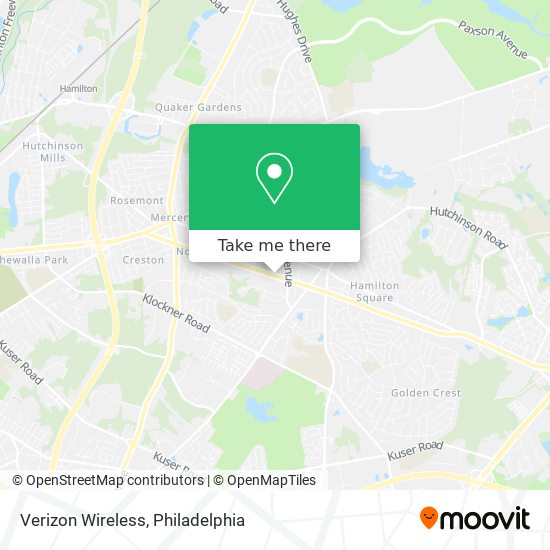 Verizon Wireless map