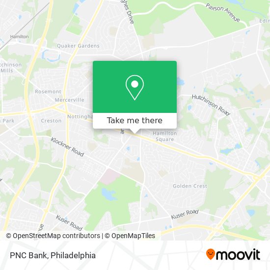 PNC Bank map