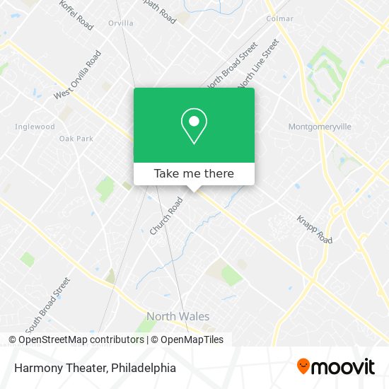 Harmony Theater map