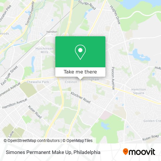 Simones Permanent Make Up map