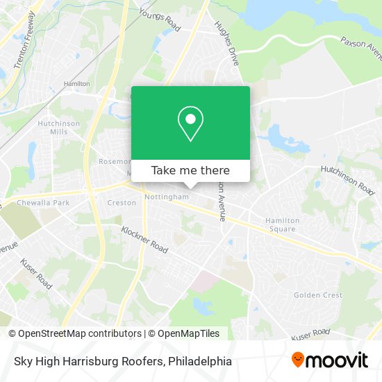 Mapa de Sky High Harrisburg Roofers