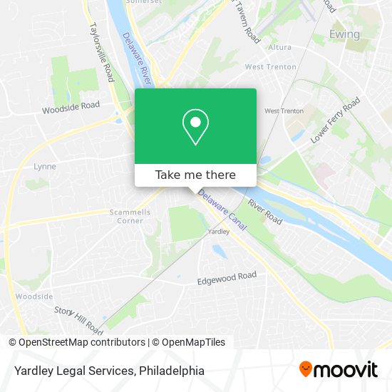 Mapa de Yardley Legal Services