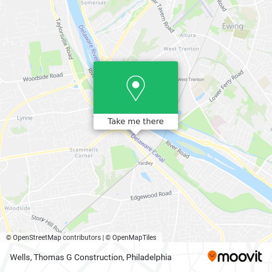 Mapa de Wells, Thomas G Construction