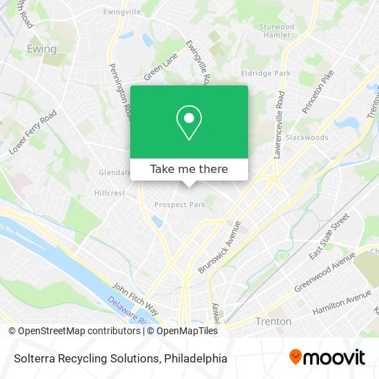 Solterra Recycling Solutions map