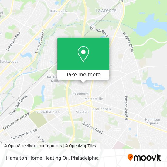 Hamilton Home Heating Oil map