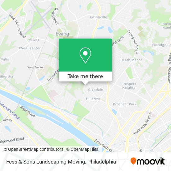 Fess & Sons Landscaping Moving map