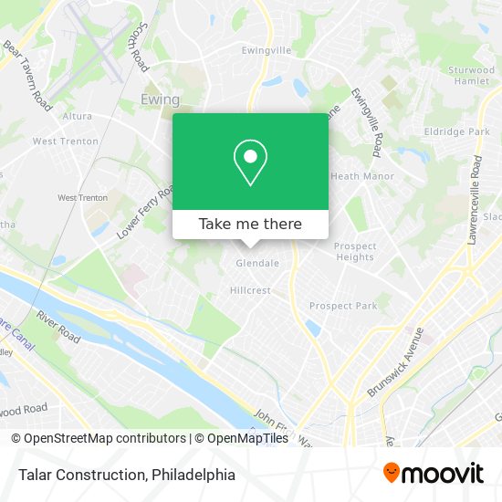 Mapa de Talar Construction