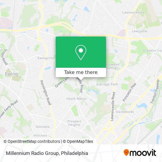 Millennium Radio Group map