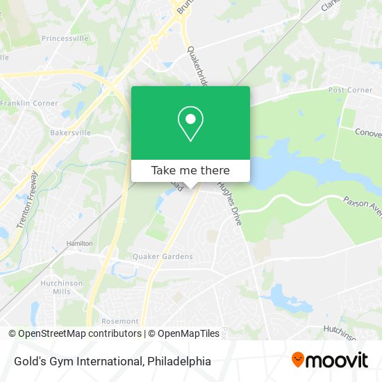 Gold's Gym International map