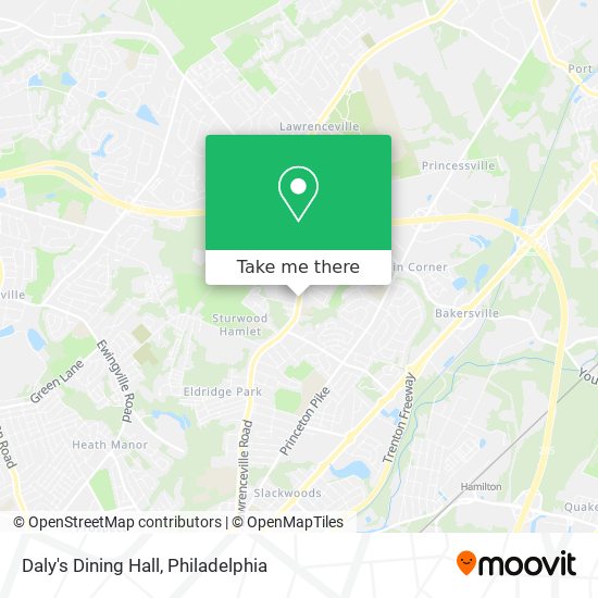Mapa de Daly's Dining Hall