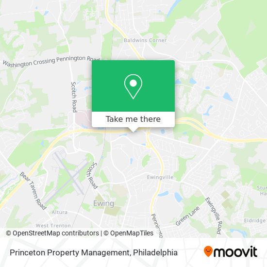 Princeton Property Management map