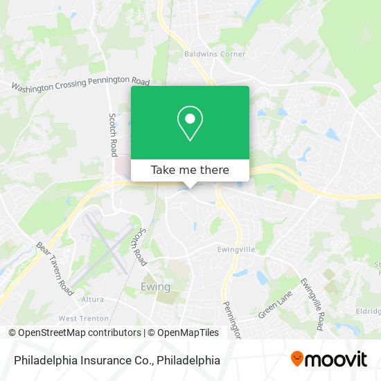 Mapa de Philadelphia Insurance Co.