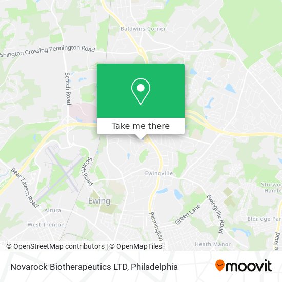 Novarock Biotherapeutics LTD map