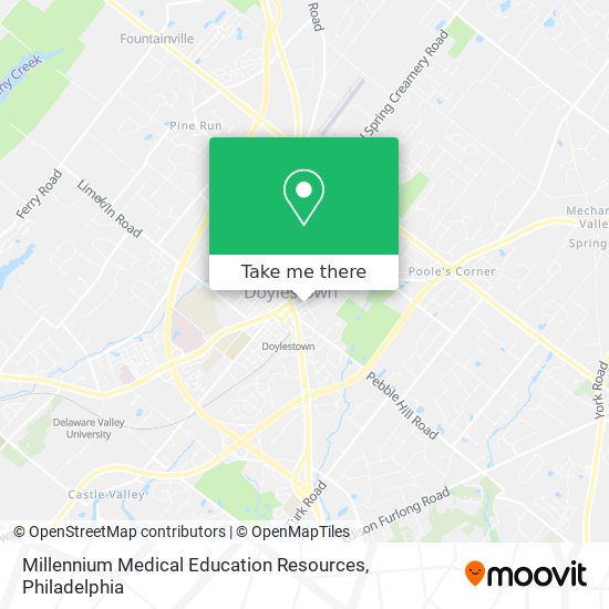 Mapa de Millennium Medical Education Resources