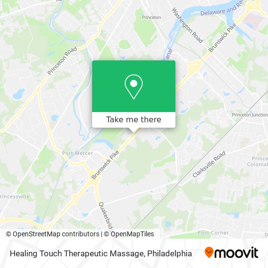 Mapa de Healing Touch Therapeutic Massage