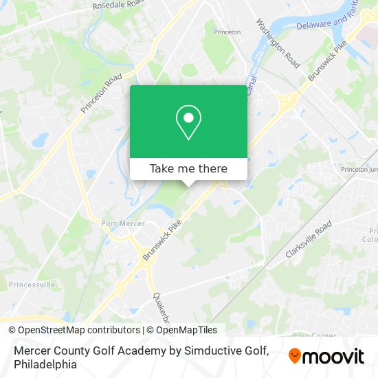 Mapa de Mercer County Golf Academy by Simductive Golf