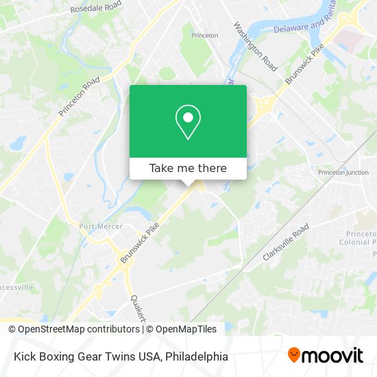 Mapa de Kick Boxing Gear Twins USA