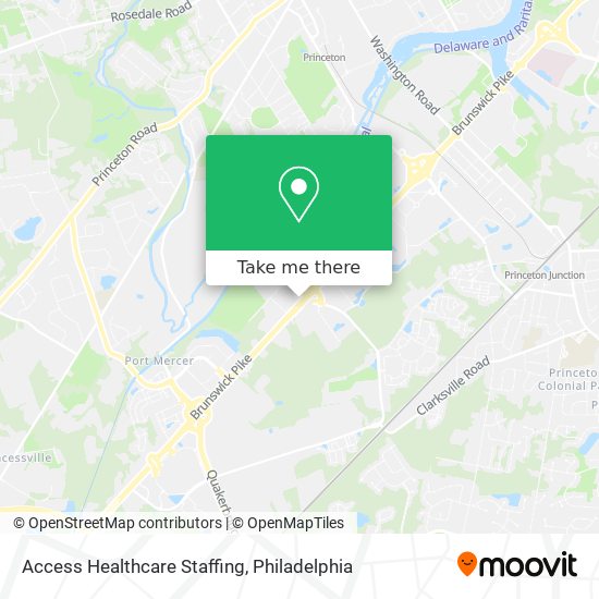 Access Healthcare Staffing map