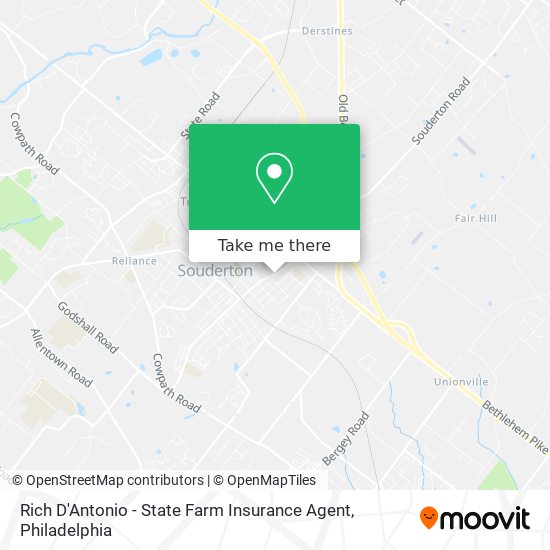 Mapa de Rich D'Antonio - State Farm Insurance Agent