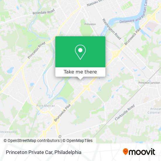 Princeton Private Car map