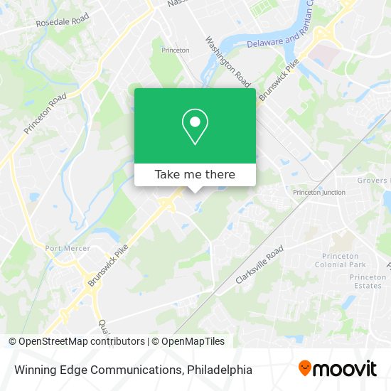 Winning Edge Communications map