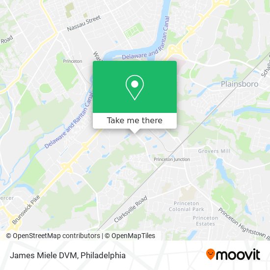 James Miele DVM map