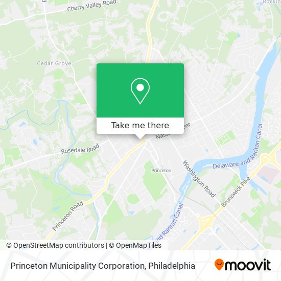 Mapa de Princeton Municipality Corporation