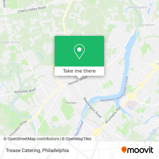 Trease Catering map