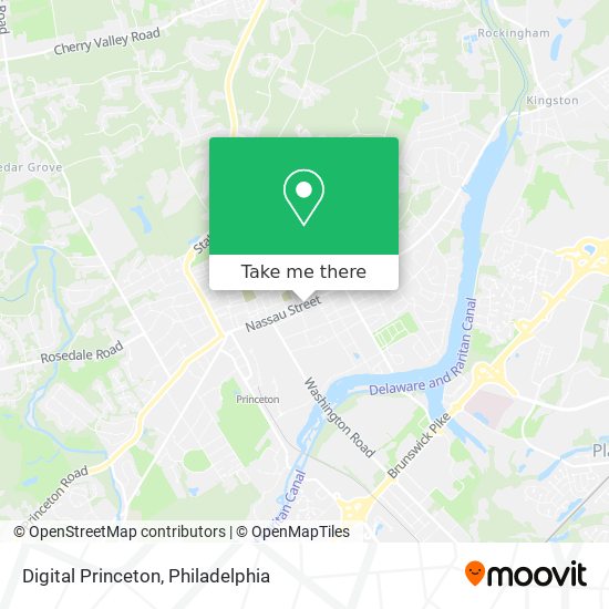 Digital Princeton map