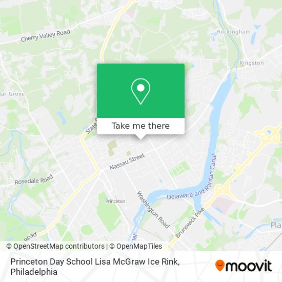 Mapa de Princeton Day School Lisa McGraw Ice Rink