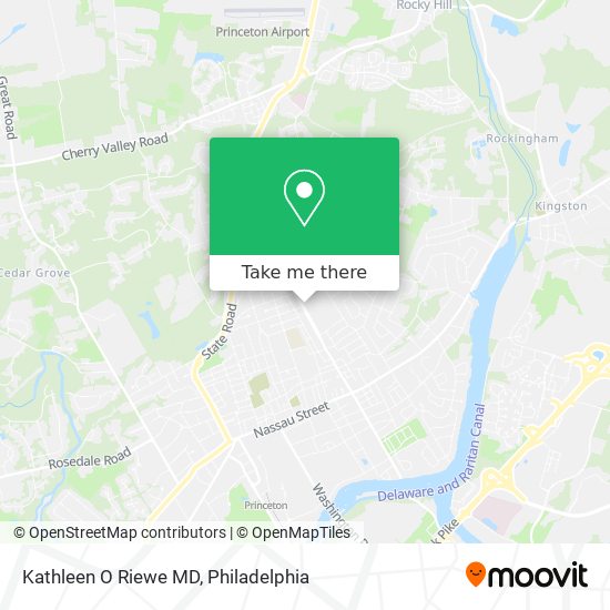 Kathleen O Riewe MD map