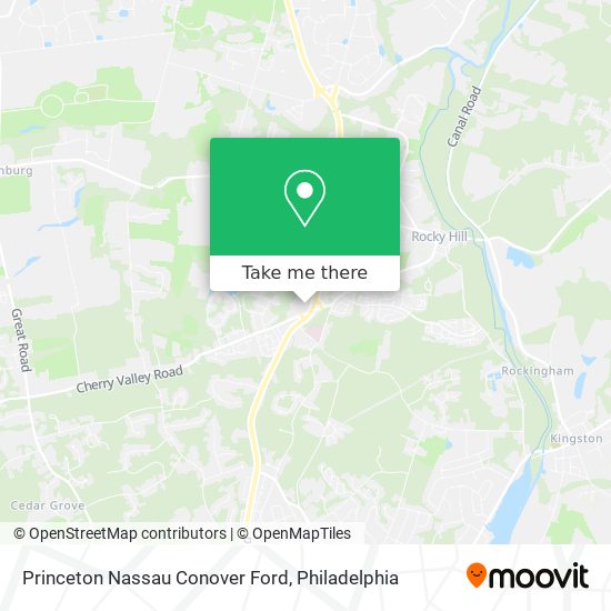 Princeton Nassau Conover Ford map