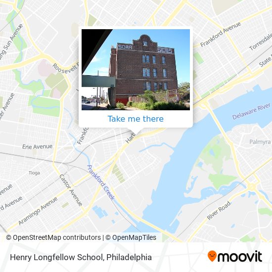 Henry Longfellow School map