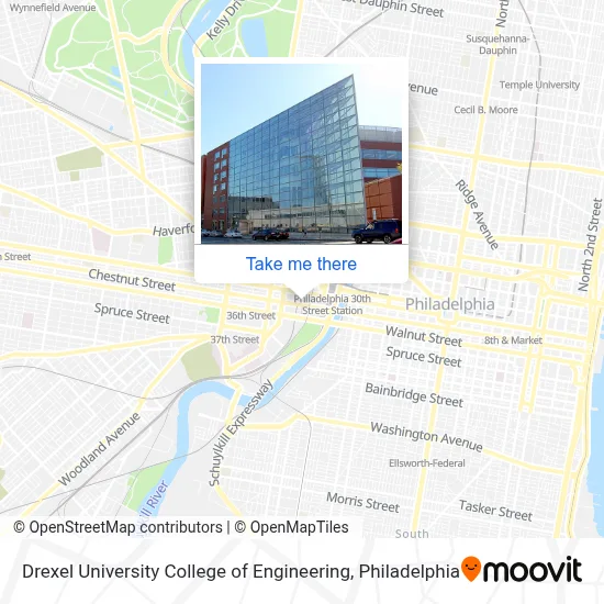 Drexel University College of Engineering map
