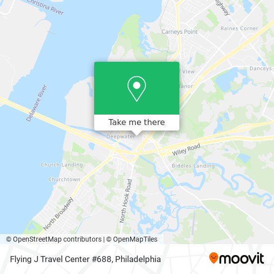 Mapa de Flying J Travel Center #688