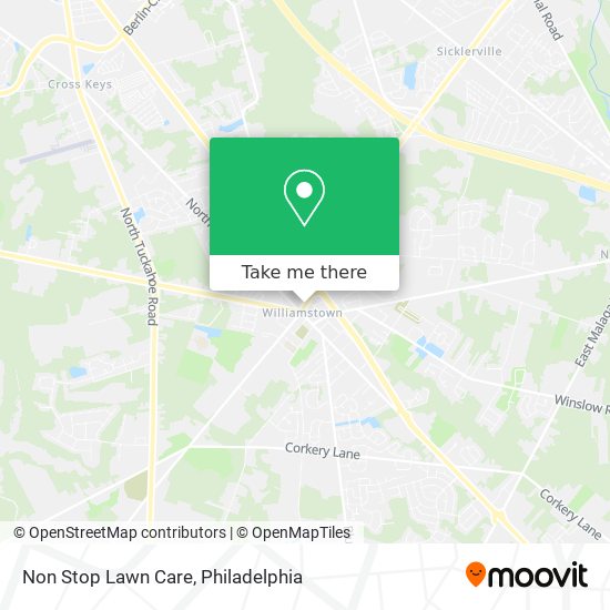 Non Stop Lawn Care map