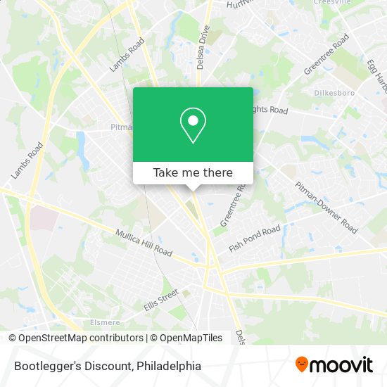 Bootlegger's Discount map