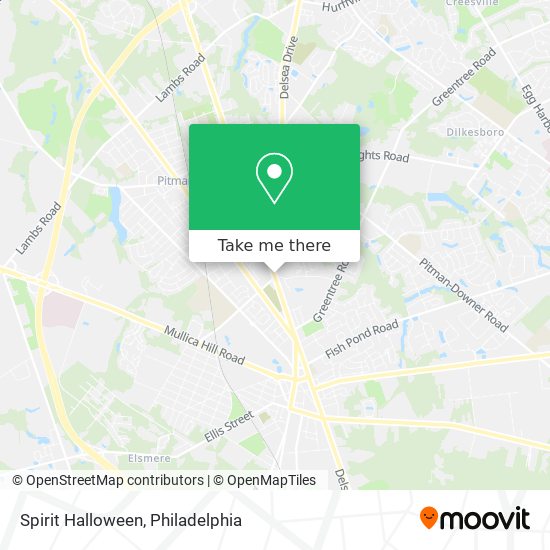 Spirit Halloween map