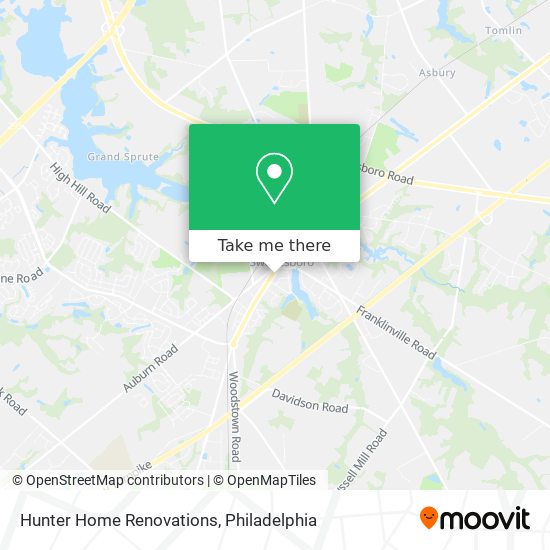 Hunter Home Renovations map