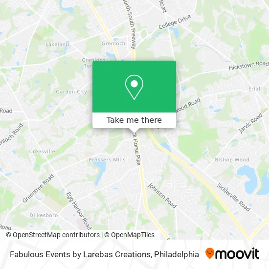 Fabulous Events by Larebas Creations map
