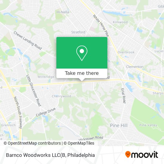 Mapa de Barnco Woodworks LLC