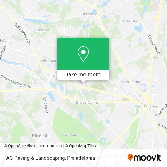 AG Paving & Landscaping map