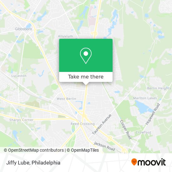 Jiffy Lube map