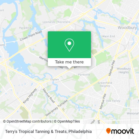 Terry's Tropical Tanning & Treats map