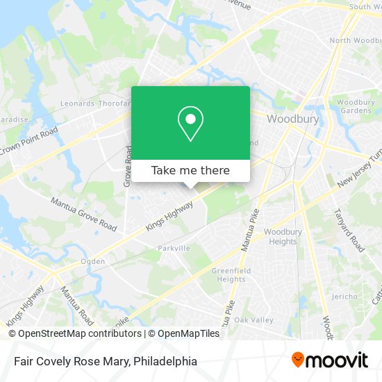 Fair Covely Rose Mary map